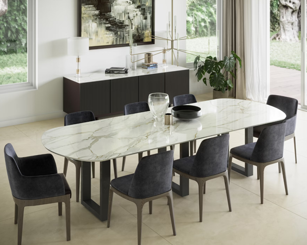 Dekton dirbtinis akmuos Salina stalo stalvirsis
